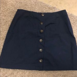 Forever 21 navy skirt